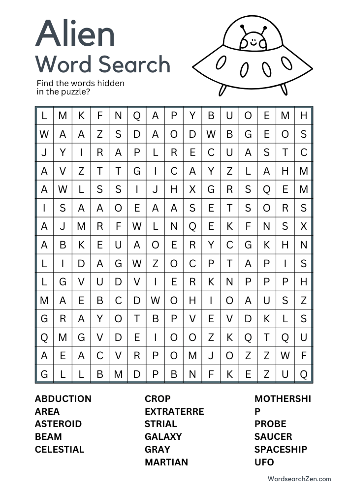 Alien-Word-Search