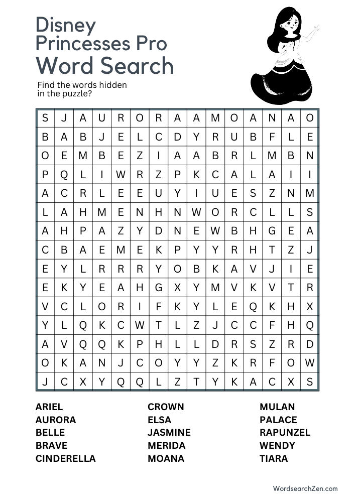 Disney-Princesses-Pro-Word-Search