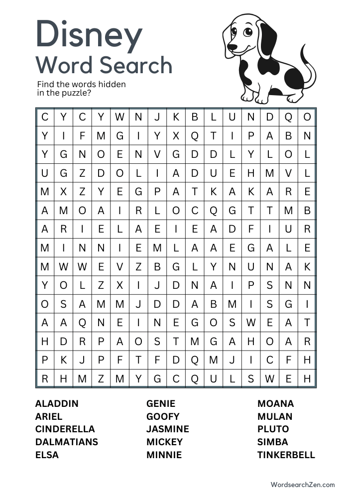 Disney-Word-Search