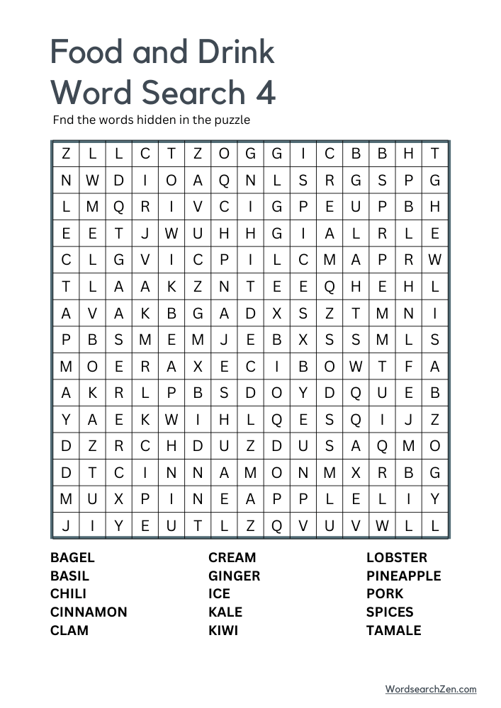 Food-and-Drink-Word-Search-4