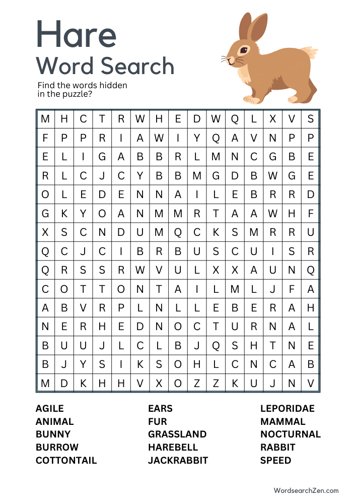 Hare-Word-Search