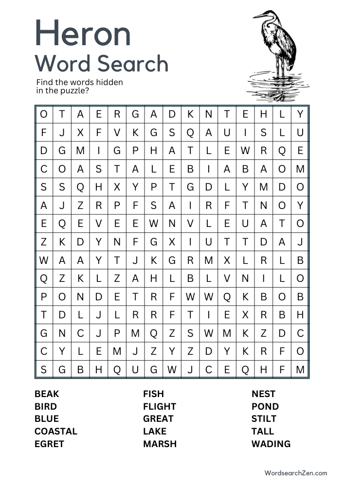 Heron-Word-Search