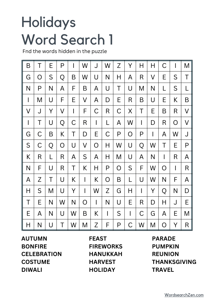 Holidays-Word-Search-1