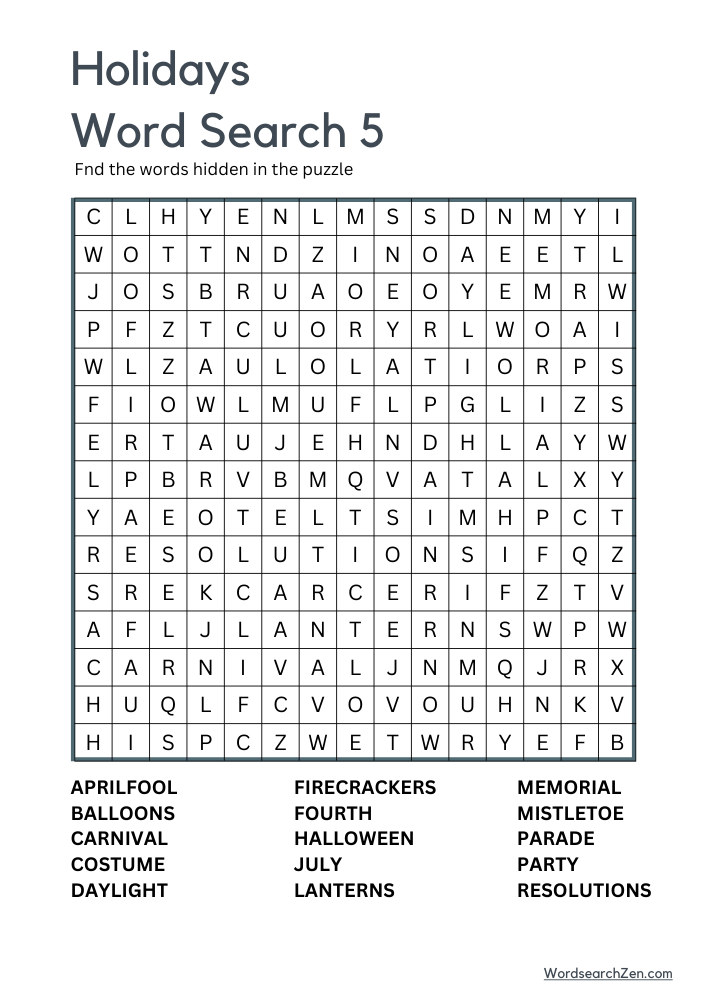 Holidays-Word-Search-5