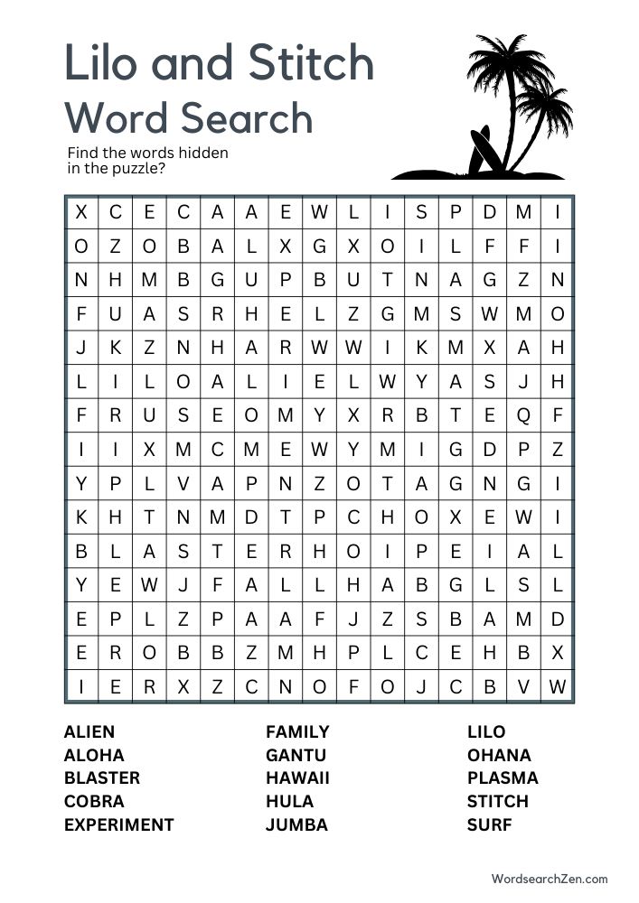 Lilo-and-Stitch-Word-Search