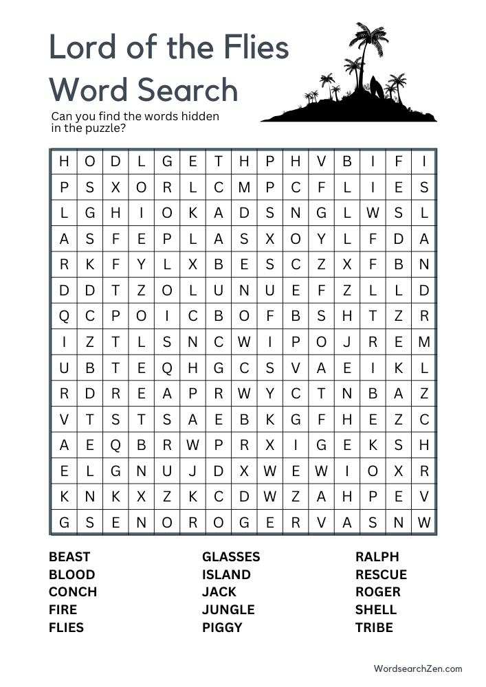 Lord-of-the-Flies-Word-Search