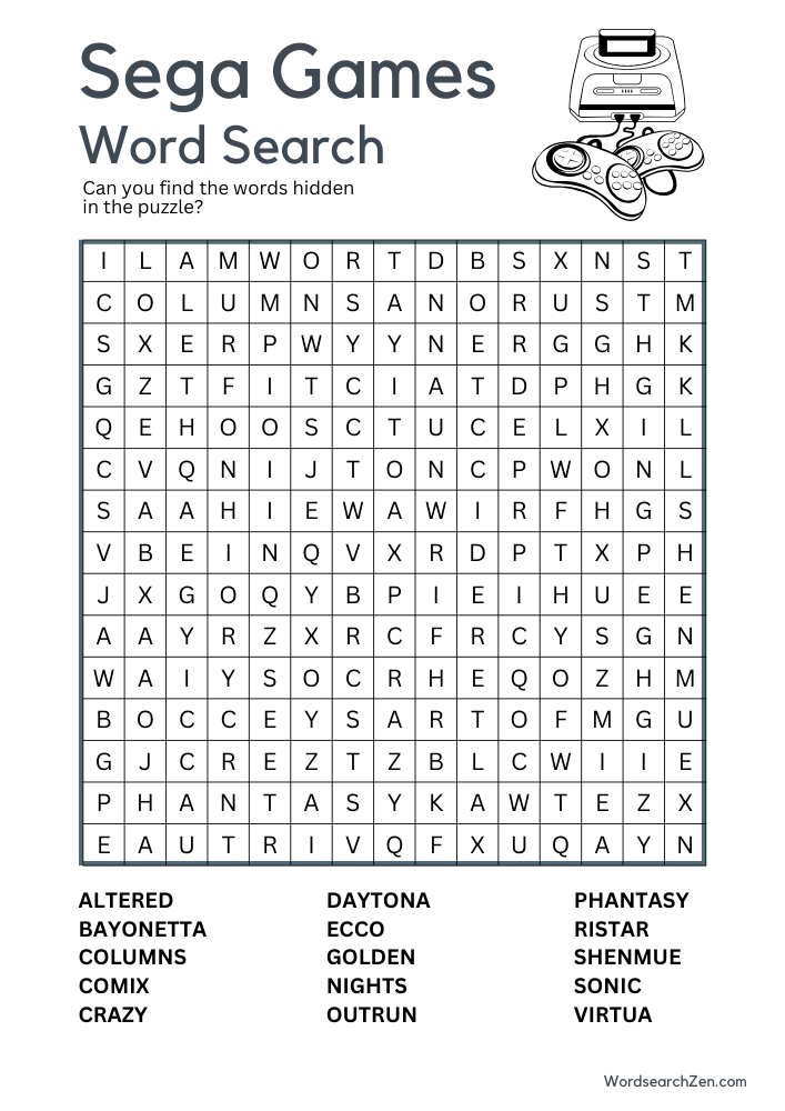 Sega-Games-Word-Search