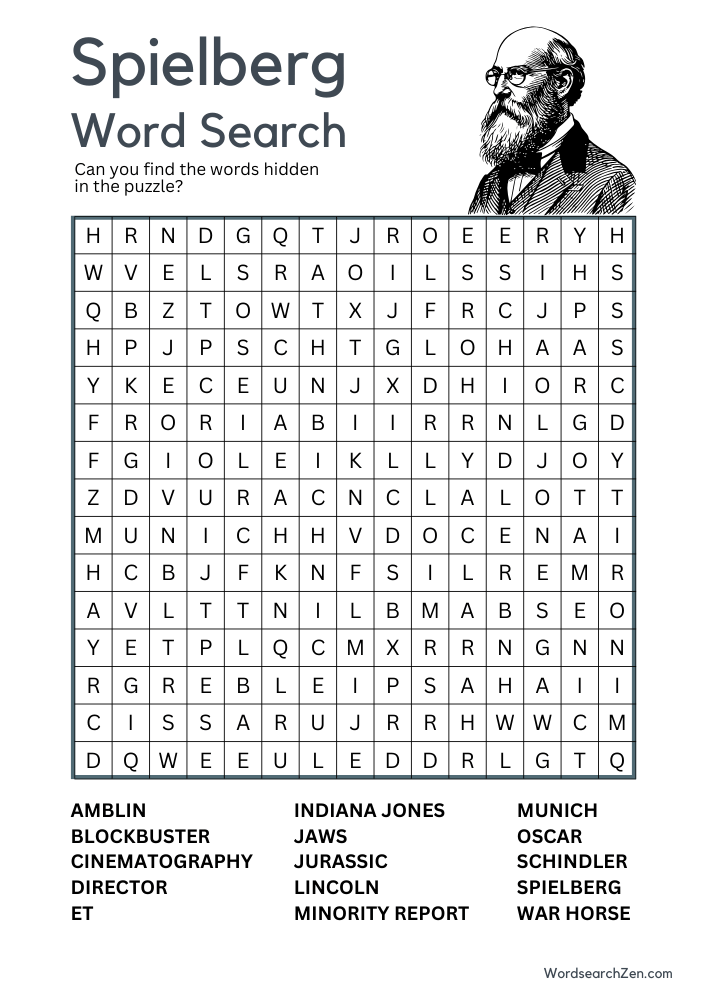 Spielberg-Word-Search