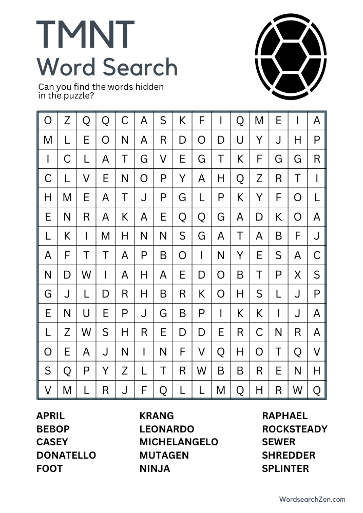 TMNT-Word-Search