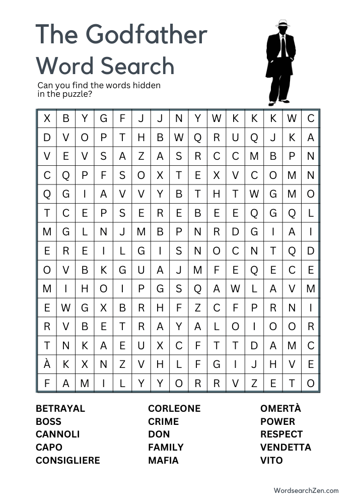 The-Godfather-Word-Search