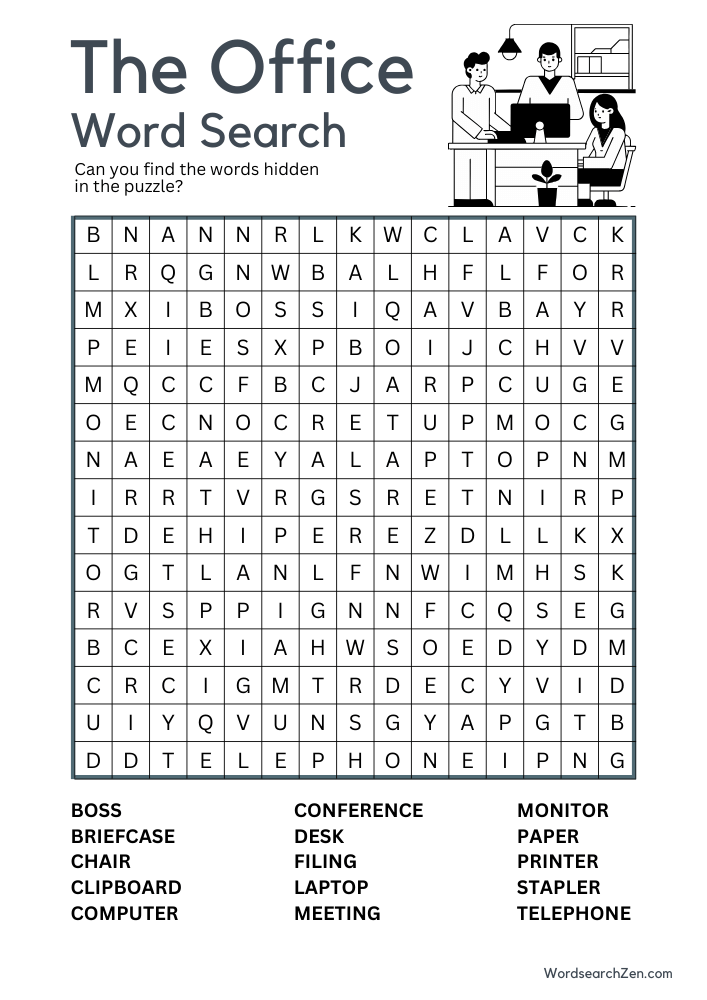 The-Office-Word-Search