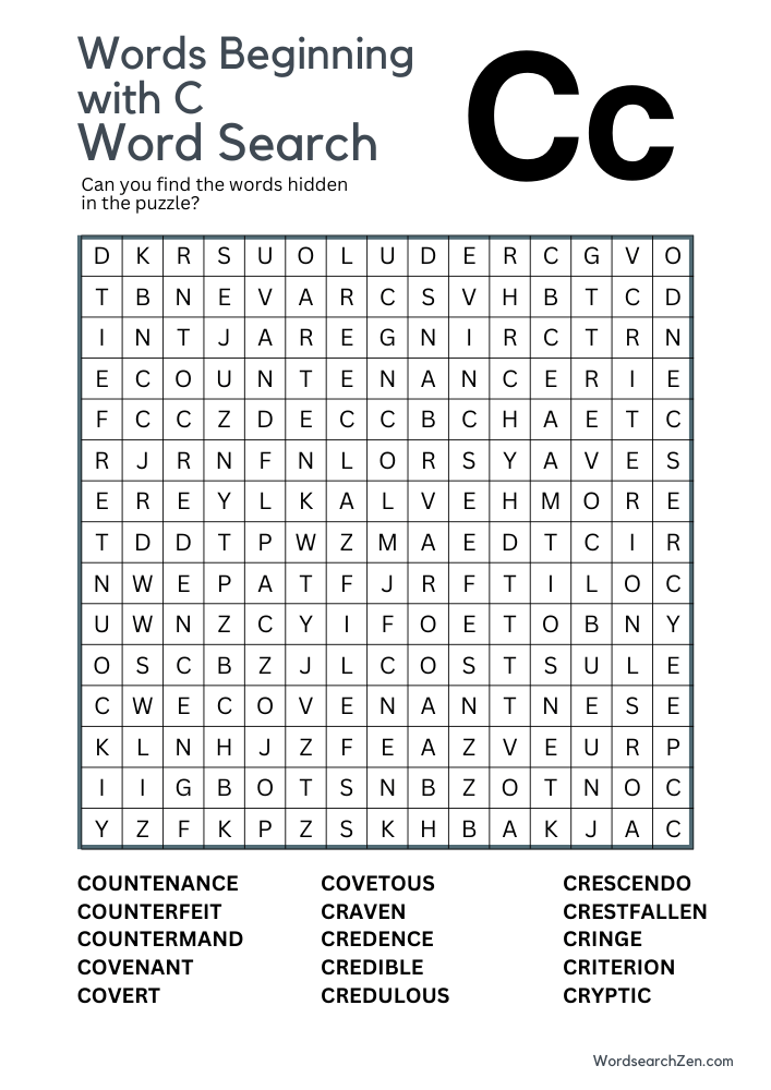 Words-Beginning-with-C-Word-Search-12