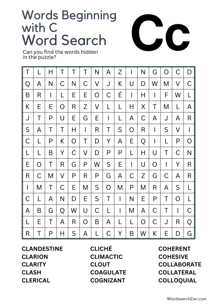 Words-Beginning-with-C-Word-Search-16