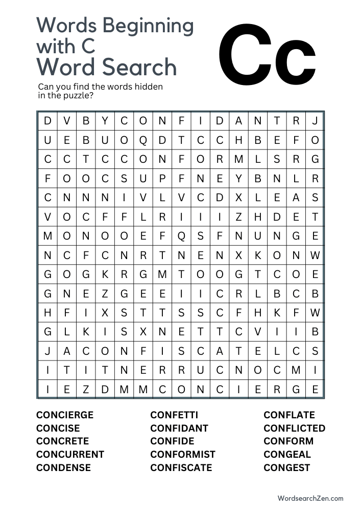 Words-Beginning-with-C-Word-Search-3