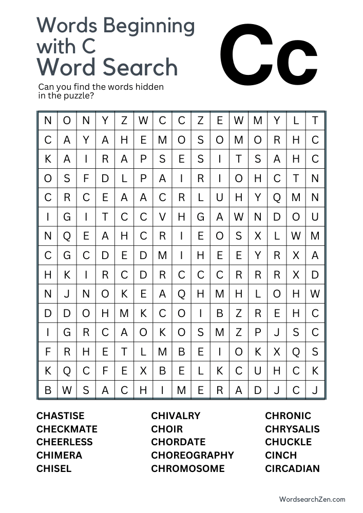 Words-Beginning-with-C-Word-Search-7