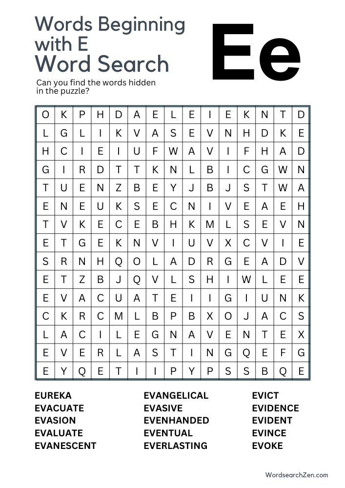 Words-Beginning-with-E-Word-Search-10