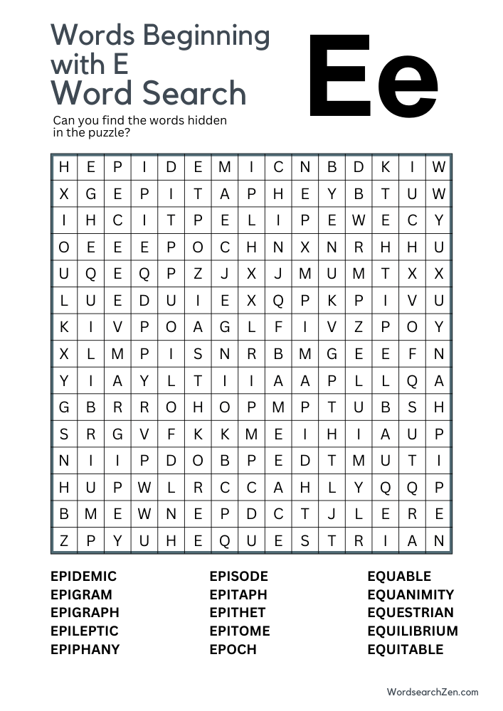 Words-Beginning-with-E-Word-Search-13