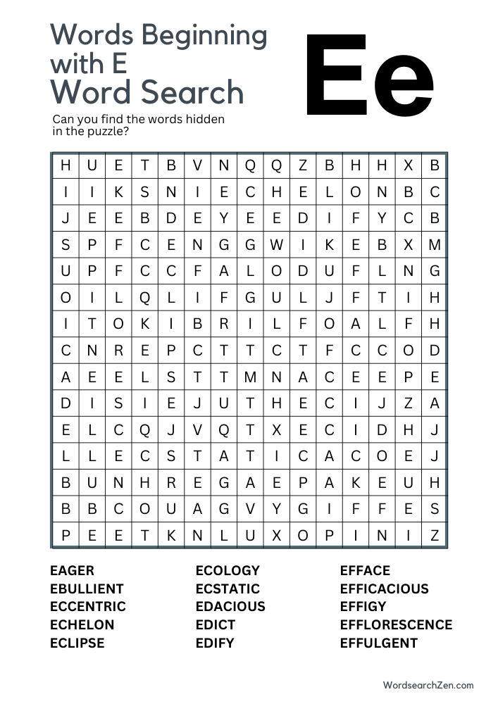 Words-Beginning-with-E-Word-Search-20