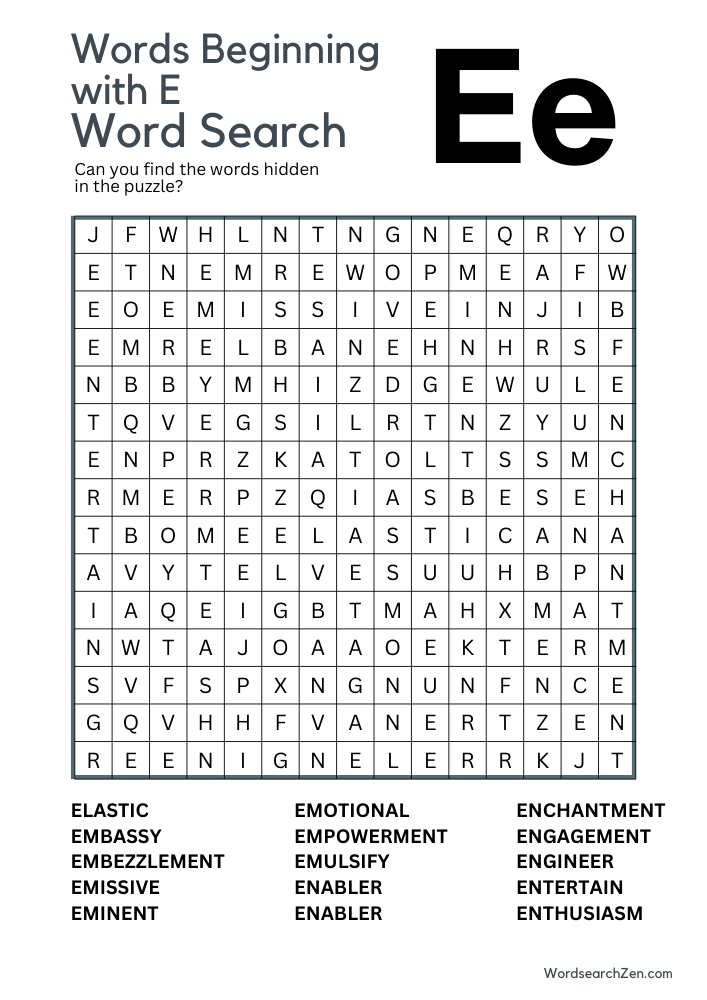 Words-Beginning-with-E-Word-Search-3