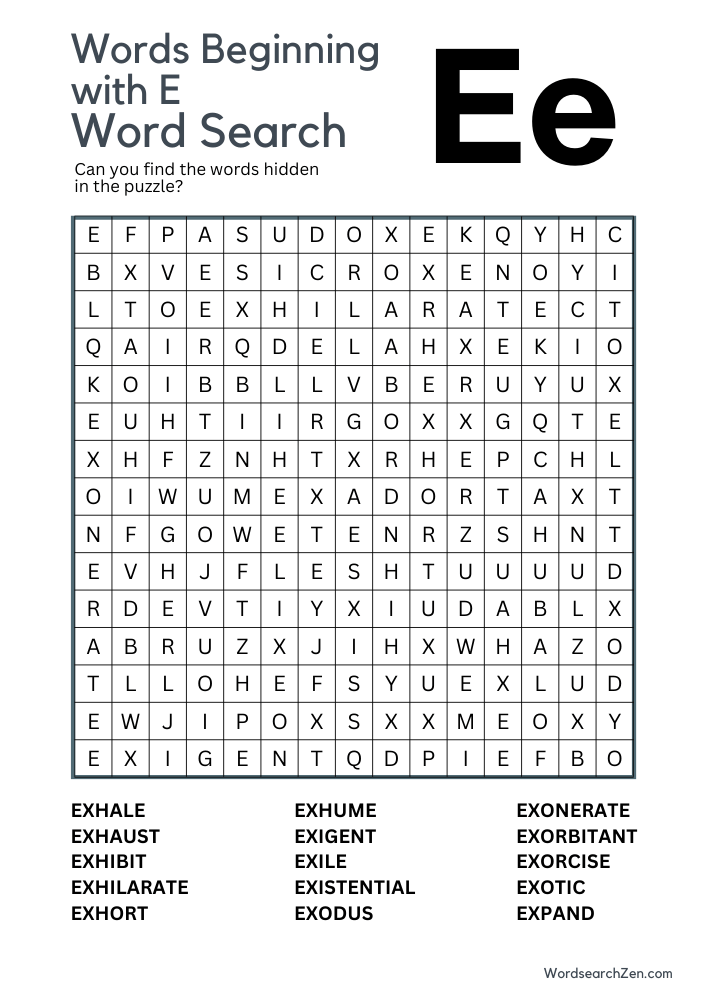 Words-Beginning-with-E-Word-Search-7