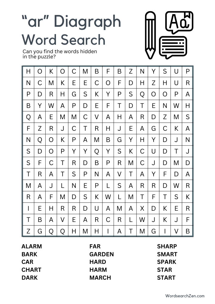 ar-diagraph-word-search