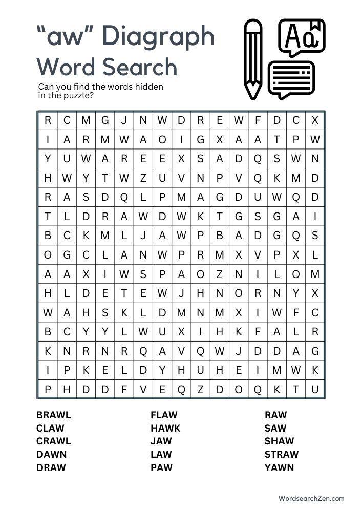 aw-diagraph-word-search