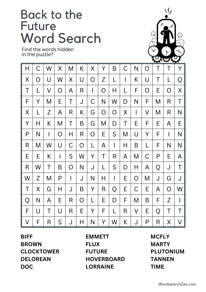 back-to-the-future-Word-Search