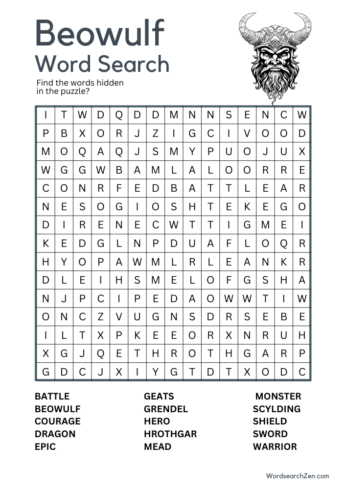 beowulf-Word-Search