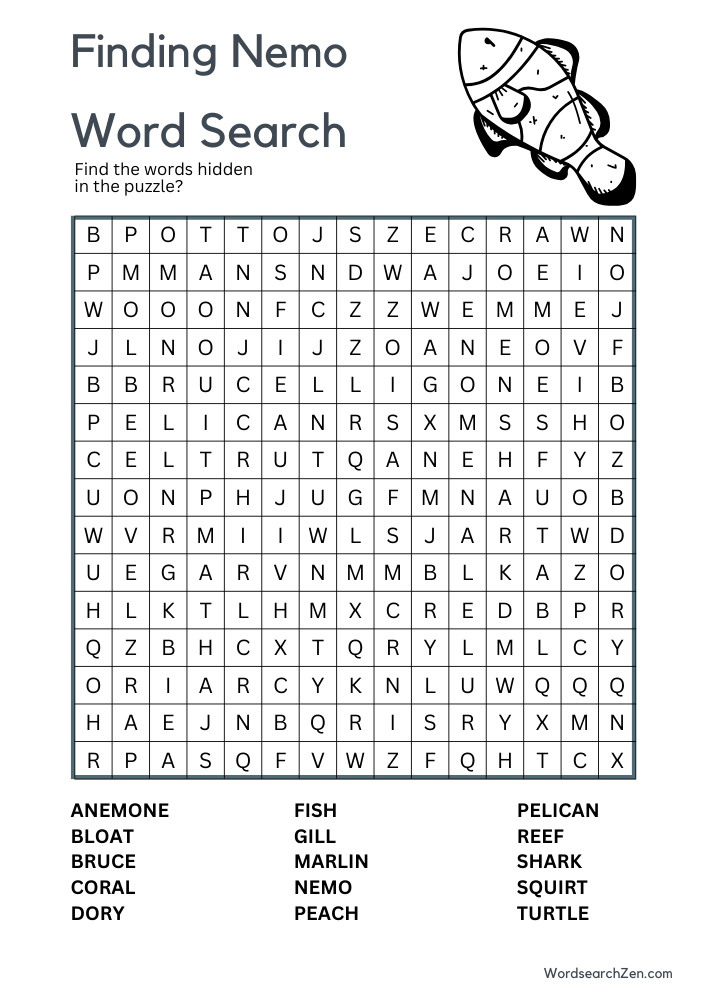 finding-nemo-Word-Search