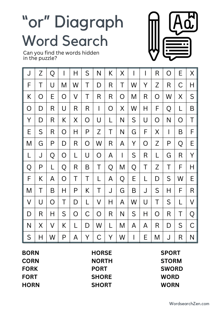 or-diagraph-word-search