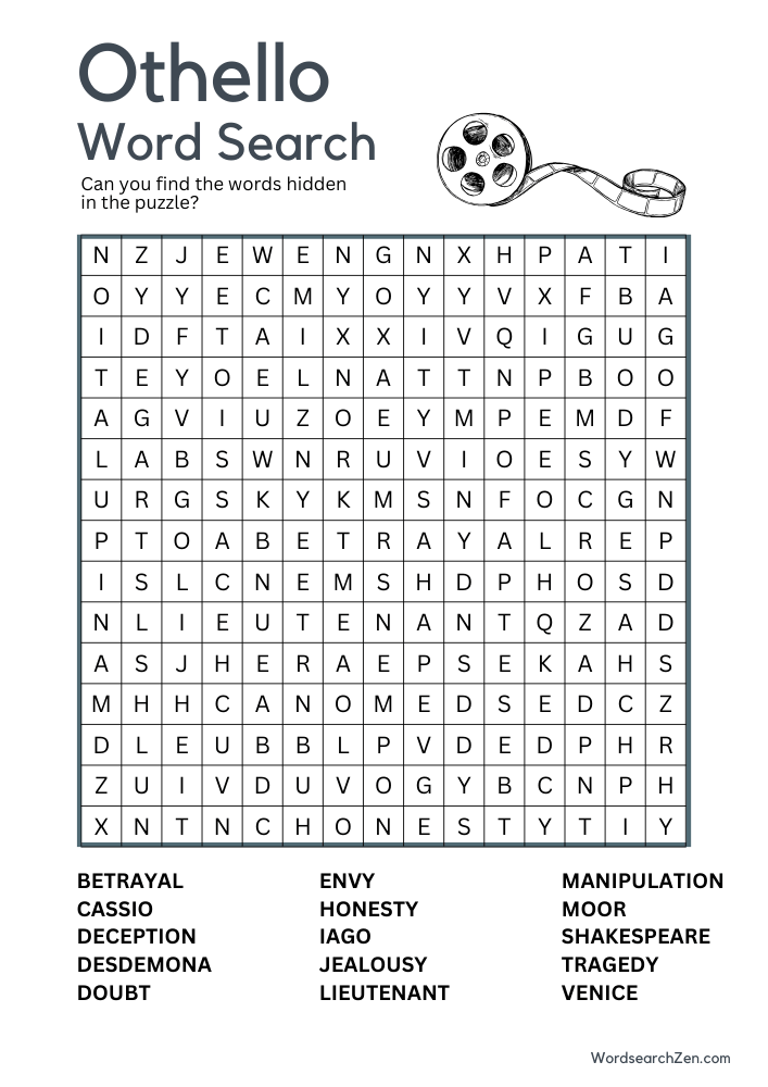 othello-Word-Search