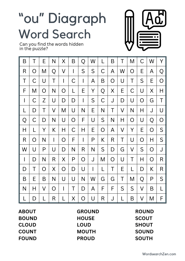 ou-diagraph-word-search