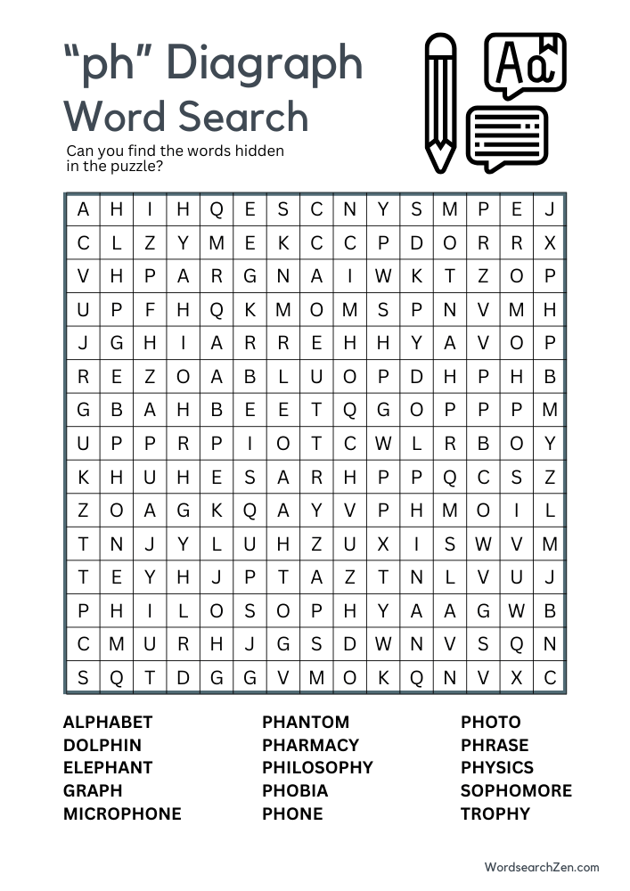 ph-diagraph-word-search