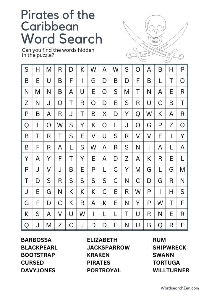 pirates-of-the-caribbean-Word-Search