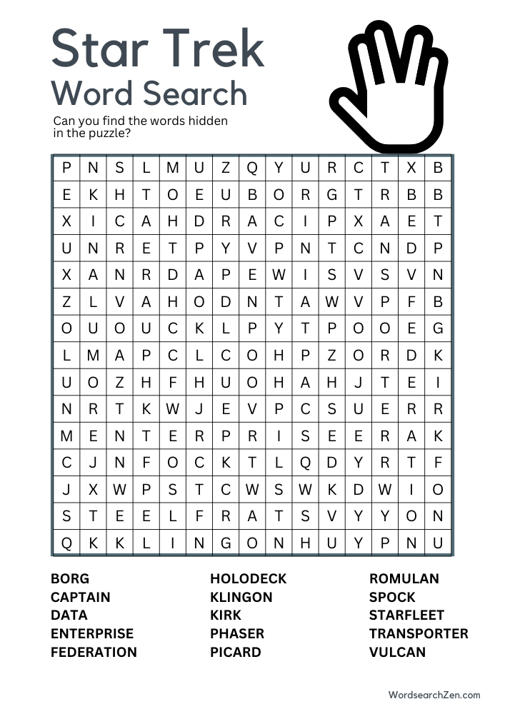 star-trek-Word-Search