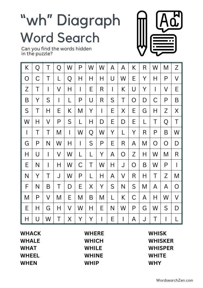 wh-diagraph-word-search