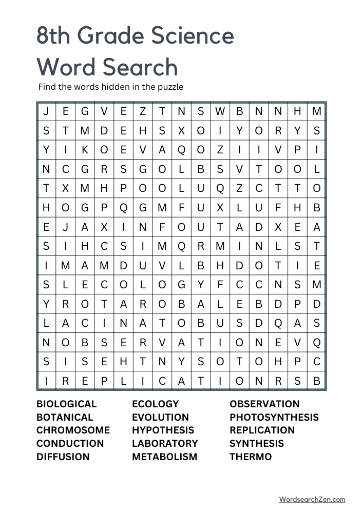 8th-Grade-Science-Word-Search