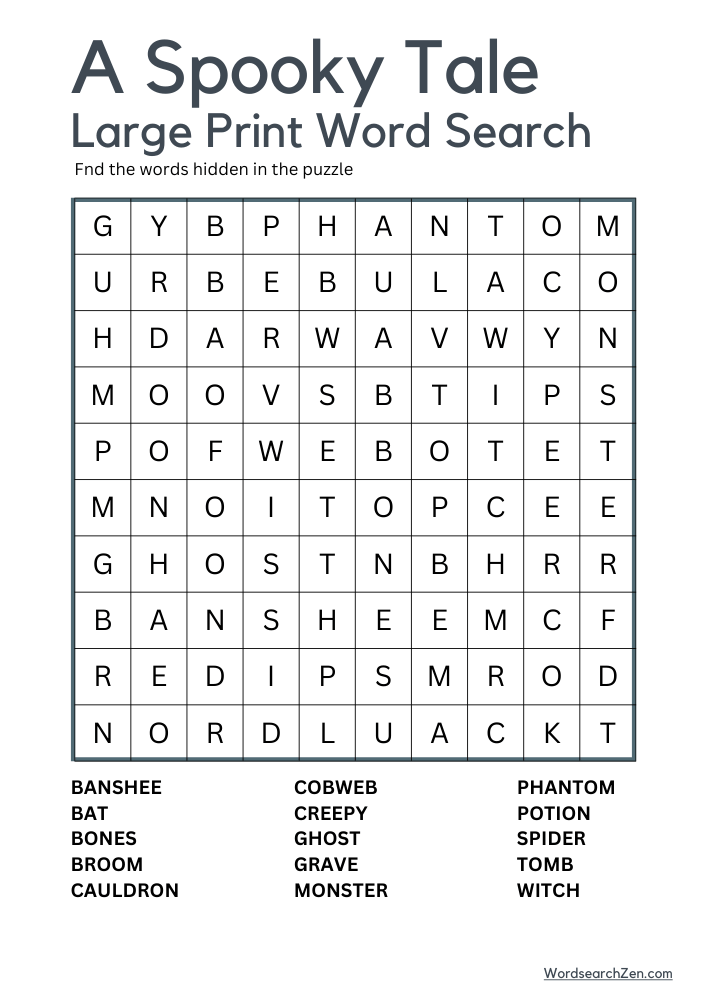 A-Spooky-Tale-Large-Print-Word-Search