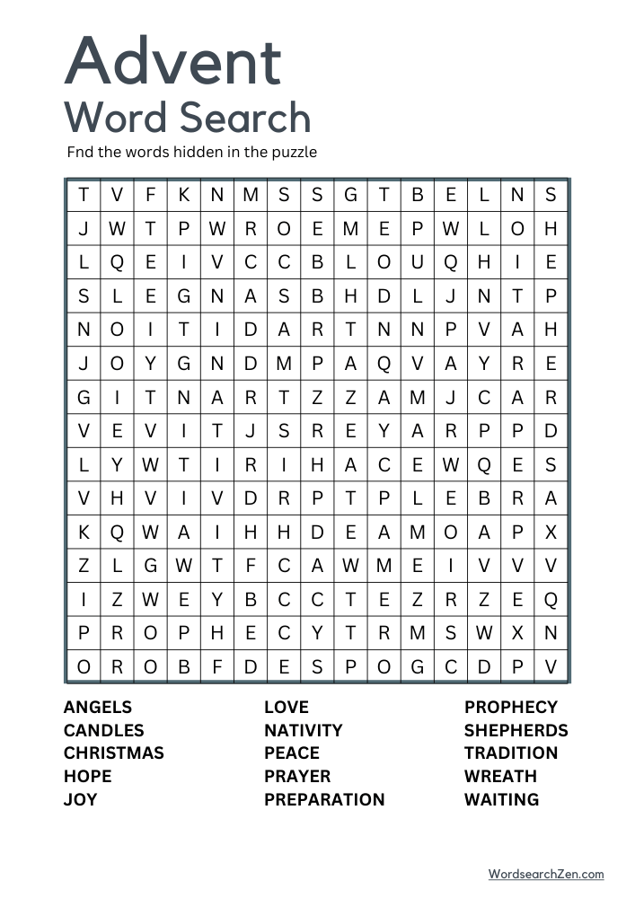 Advent-Word-Search