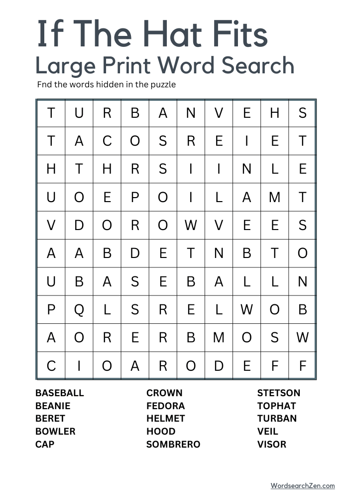 If-The-Hat-Fits-Large-Print-Word-Search