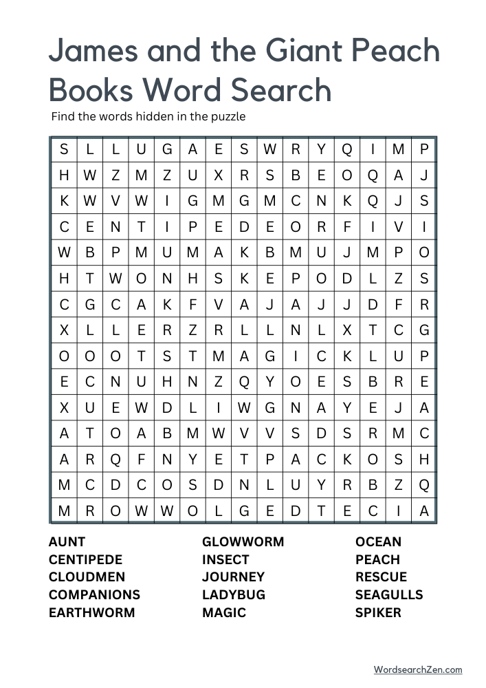 James-and-the-Giant-Peach-Books-Word-Search