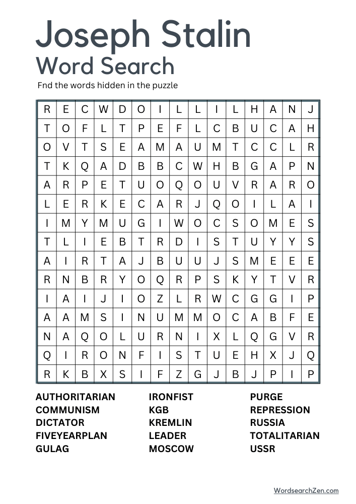 Joseph-Stalin-Word-Search