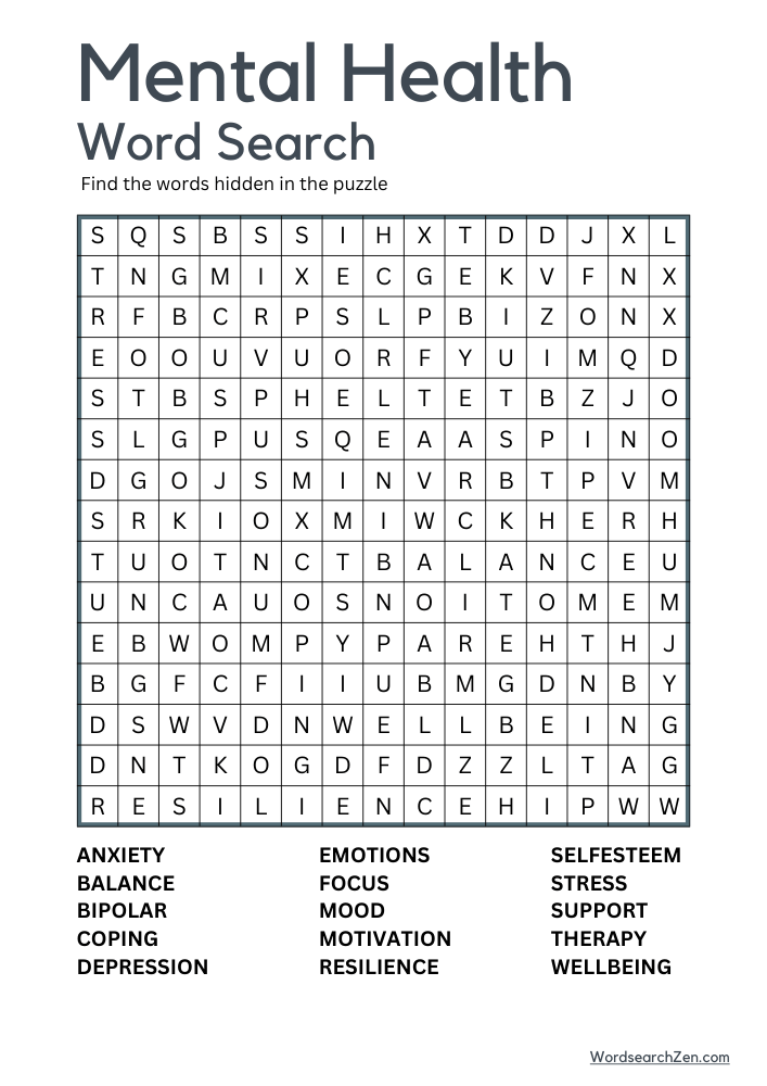 Mental-Health-Word-Search