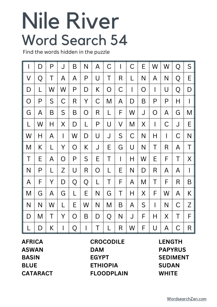 Nile-River-Word-Search-54