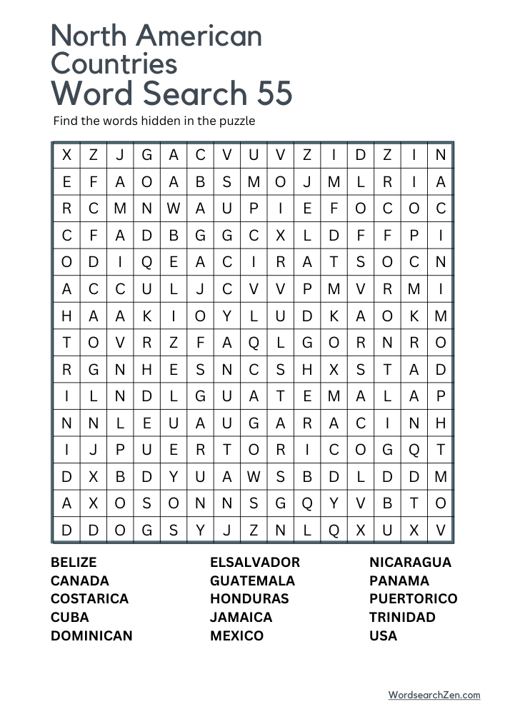 North-American-Countries-Word-Search-55