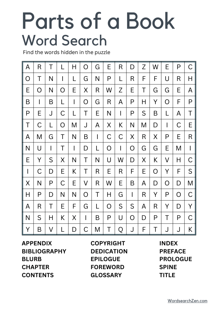 Parts-of-a-Book-Word-Search