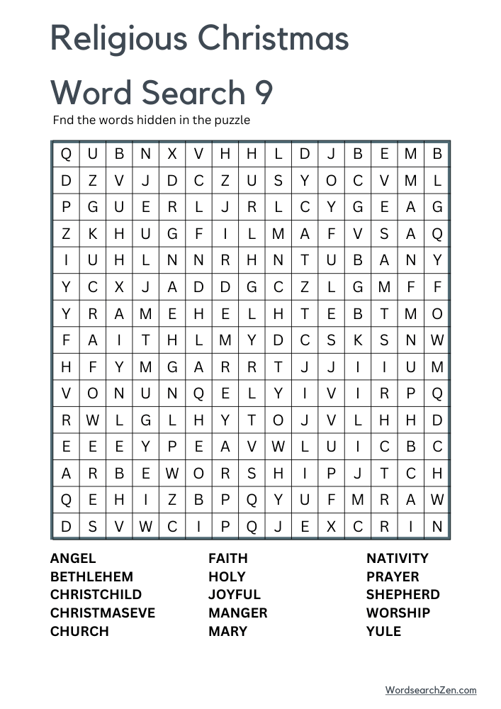 Religious-Christmas-Word-Search-9