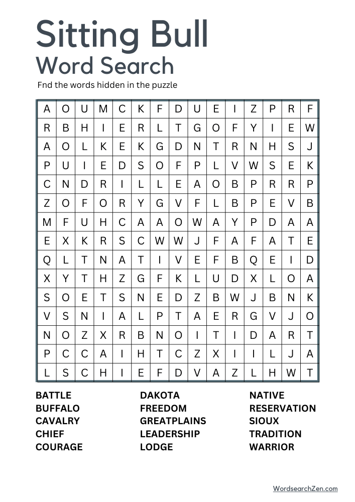 Sitting-Bull-Word-Search