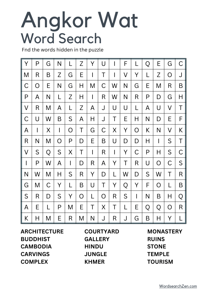 Angkor -Wat-Word-Search