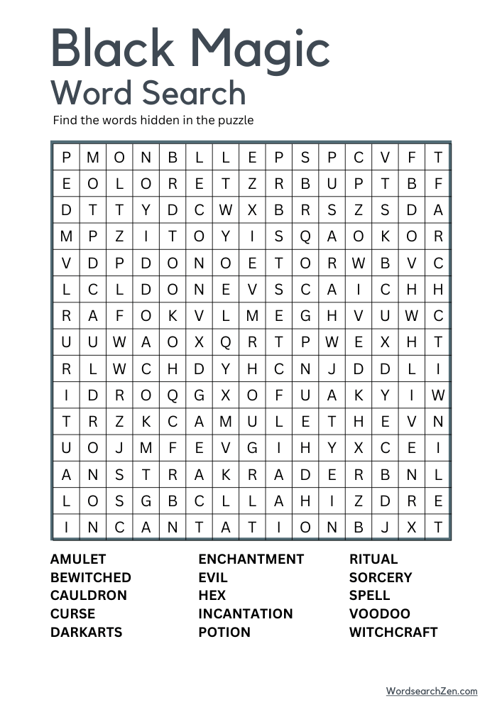 Black-Magic-Word-Search